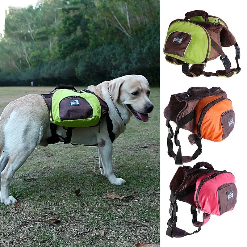 Большая Сумка-седло для собак, рюкзак для собак, сумка для животных среднего размера, сумка для активного отдыха, Походов, Кемпинга, тренировочная Сумка-переноска