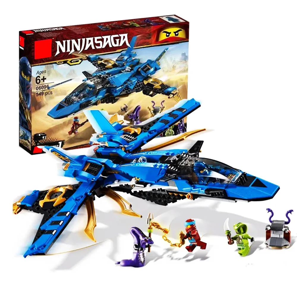 

2019 new 549Pcs Ninja Jay's Storm Fighter Compatible Ninjagoed 70668 Building Blcoks Toys Figures for Children Gift