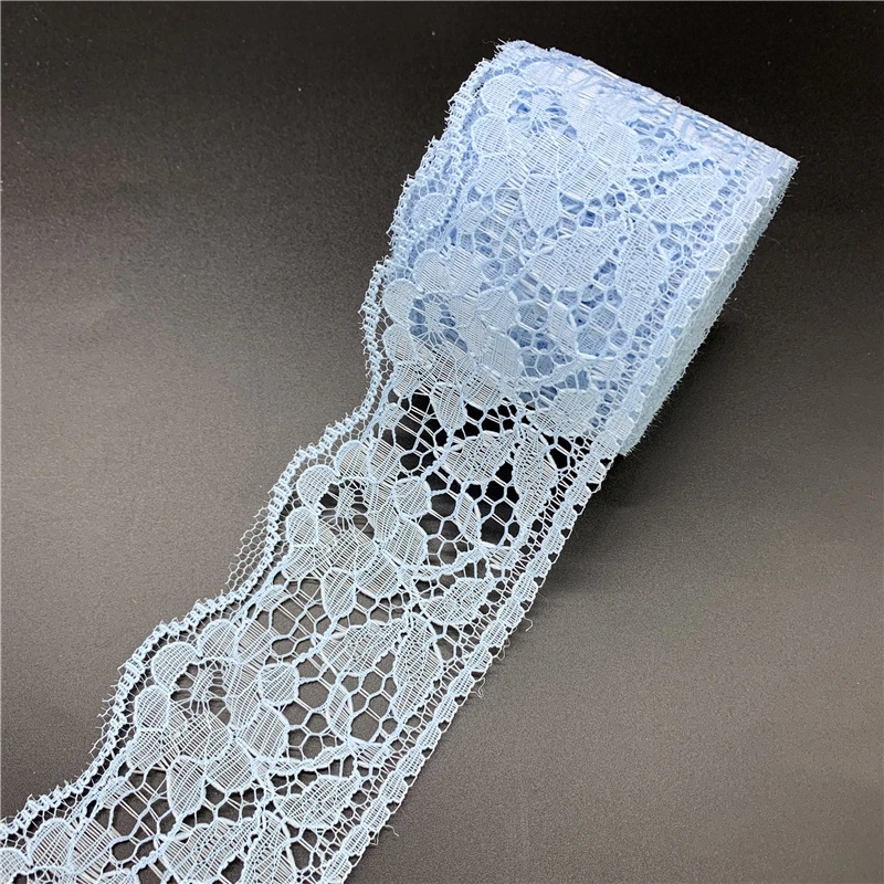 5yards/Lot 60mm Lace Ribbon Embroidered Lace Fabric Trim Decoration DIY Handmade Sewing Crafts African Lace Fabric - Цвет: 07