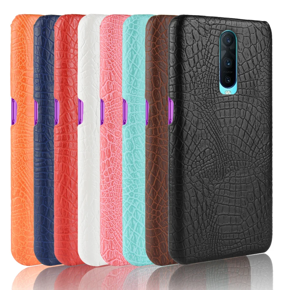 

For OPPO R17 Pro Case Luxury Hard PU Crocodile Skin Cover For OPPO R17 Pro Phone Bag Leather Case for OPPO R17Pro Back Cover