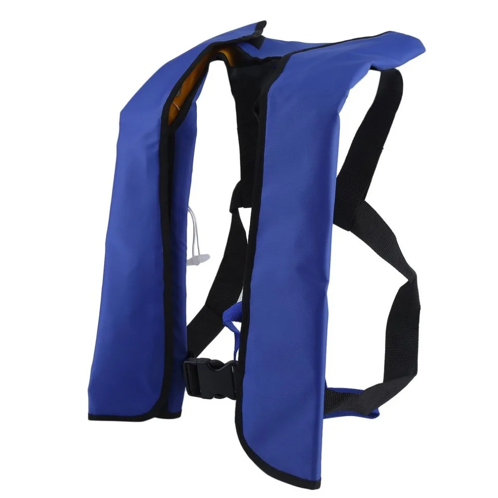 

Hot Comfortable Cars Automatic Life Jacket Driver Auto Inflatable Survival Aid Lifesaving Personal Floatation Vest Blue