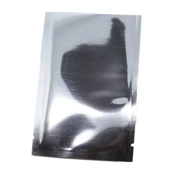 

1200 Pieces Open Top Bulk Food Storage Silver Aluminum Foil Packaging Bags Heat Sealing Mylar Vacuum Packing Bag For Nuts Candy