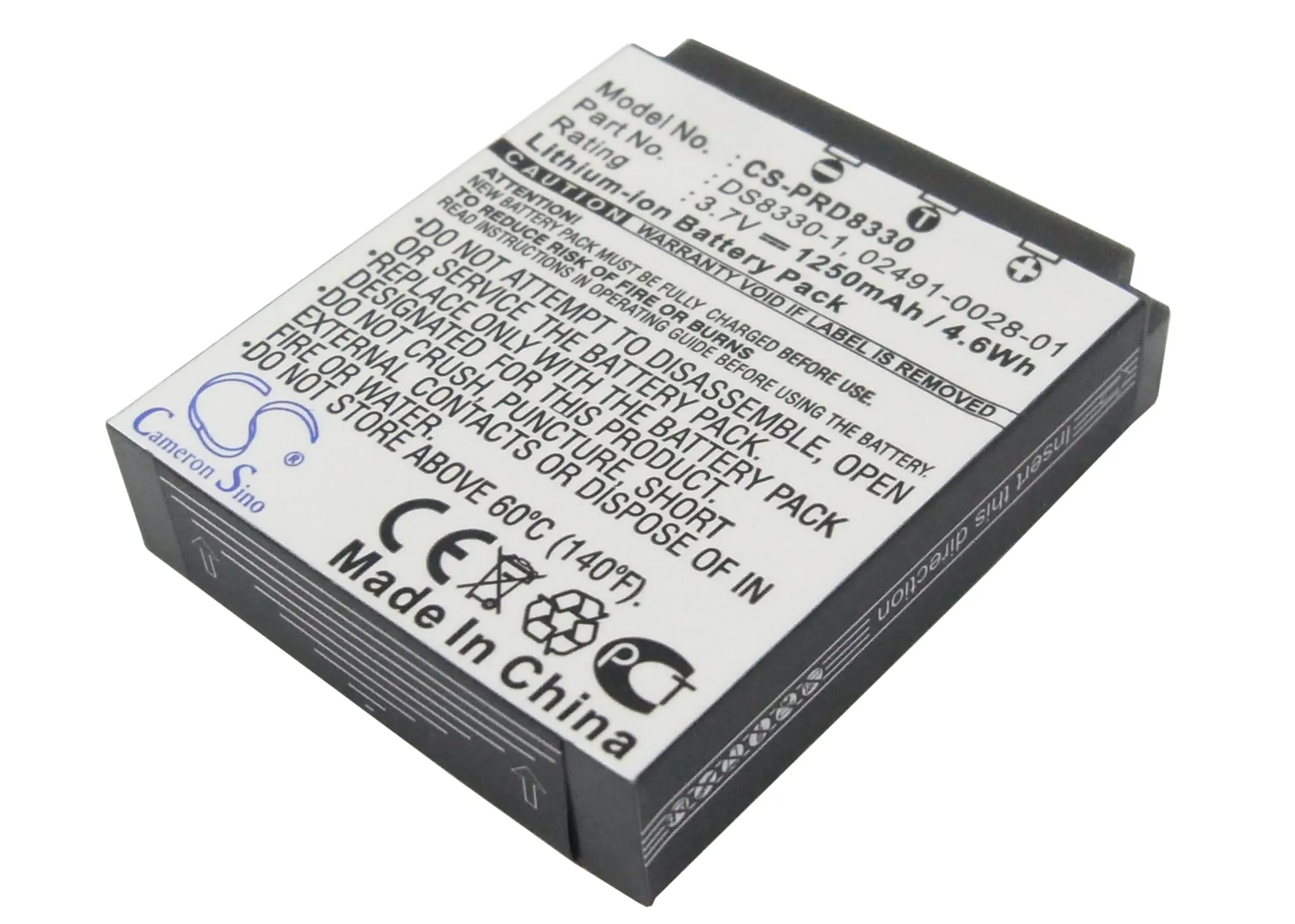 Аккумулятор Cameron Sino 1250 мАч для Premier DS8330 PRIMA DS 588 8330 8340 8650 888 Sealife DC 800|Цифровые
