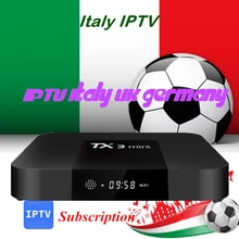 TX3mini 1G+ 8G/2G+ 16G Android7.1 m3u smart tv box Италия подписка Италия Бельгия Европа Великобритания Германия Испания IP tv