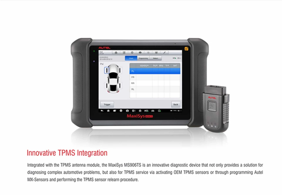 Autel MaxiSys MS906TS недавно добавить TPMS антенный модуль MaxiSys MS906 TS бесплатное онлайн обновление полная система программатор ЭБУ