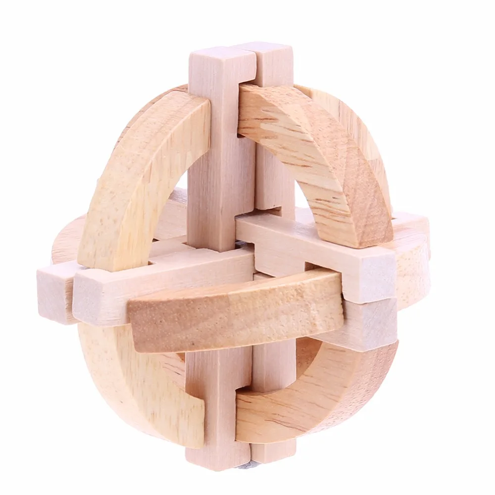 Творческий Новый дизайн IQ Логические Kong Ming замок 3D Деревянный блокировка головоломки игры игрушки для взрослых детей на день рождения
