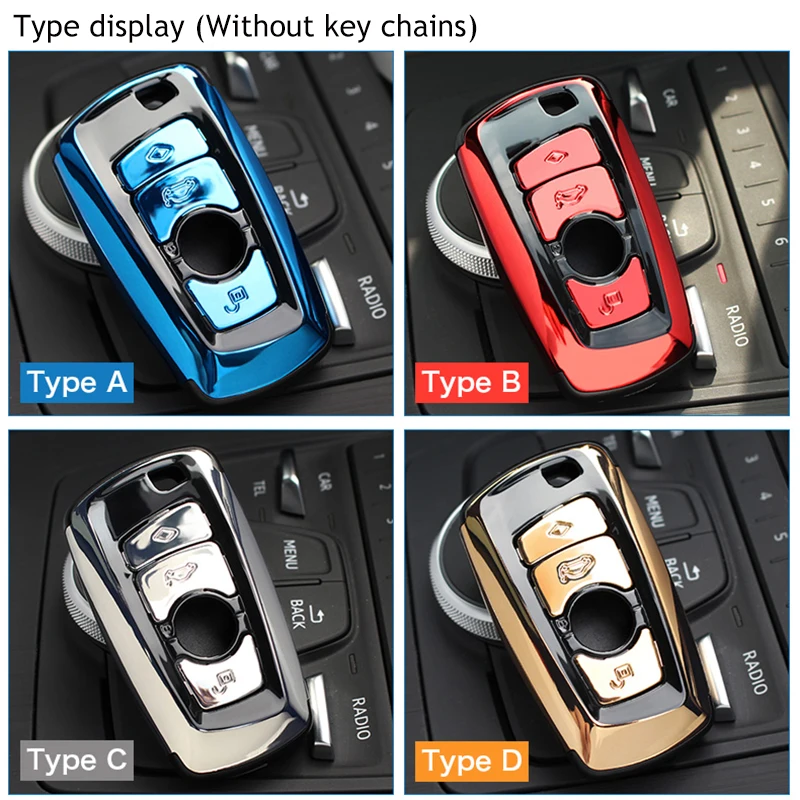 AEING ABS Авто ключ оболочка Чехол Держатель с брелок Брелок пряжка брелок для BMW F07 F10 F11 F20 F25 F26 F30