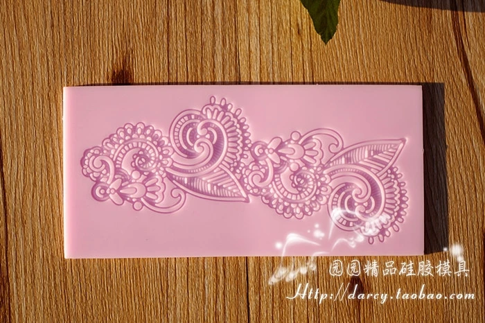 

L056 Flower Lace mold Silicone Fondant Mold Gum Paste Cake Decorating cake topper Mould