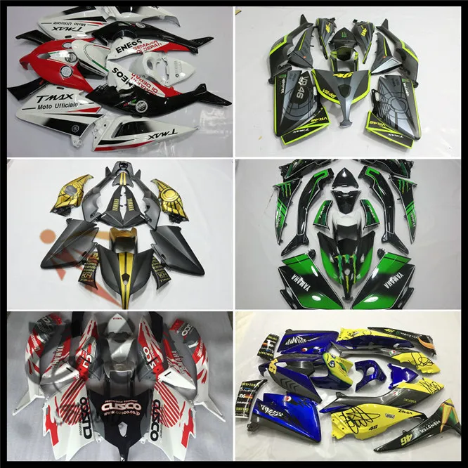 

for Motorcycle ABS Plastic Injection Fairing Kit Bodywork Bolts for Yamaha Tmax 530 2012-2014 free for 3D stick