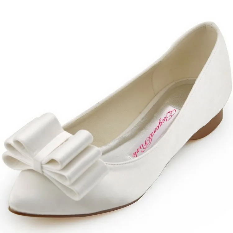supportive pointed toe flats