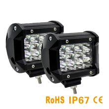 2 шт. 4 дюйма 36 Вт светодиодный worklight Бар пятно луча дальнего света для бездорожья Toyota 4WD УАЗ мотоциклетные rampe 12 В 24 В 6000 К автомобилей туман лампа