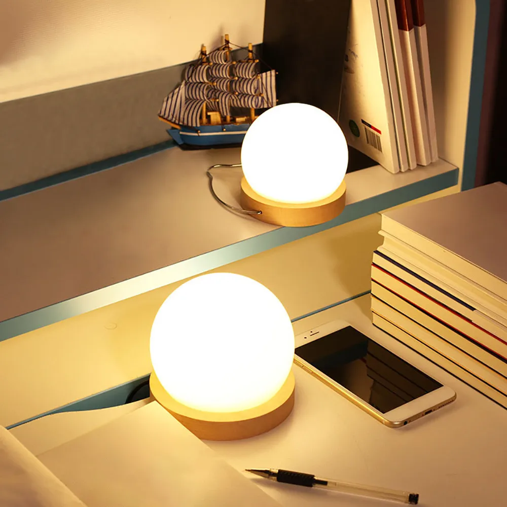 3D ночник шарообразный USB лампа детский подарок домашний стол светодиодный Декор контроль ночной Светильник креативный подарок на