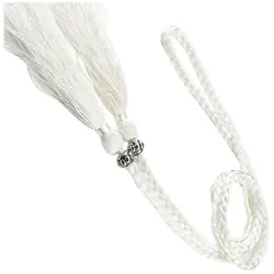 Verwong тканые пояс-шнур узел украшены талии цепи талии веревка белый