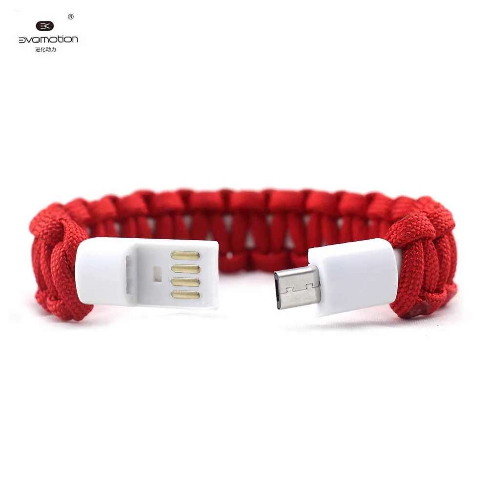 

outdoor handcraft multisfunctional Umbrella rope bracelet Creative android type-c