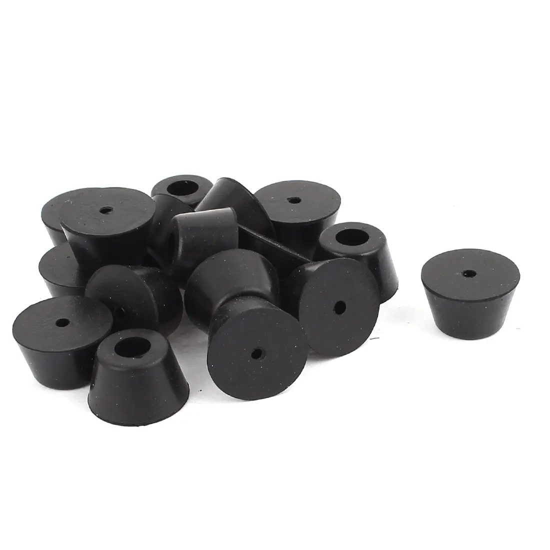 

17Pcs 10Mm Dia Hole Rubber Cover Furniture Chair Table Feet End Leg Tips Caps