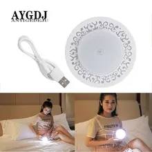 Сенсорный светодиодный светильник USB Перезаряжаемый беспроводной индукционный светильник для человеческого тела для тумбочка прикроватная Прихожая 8 светодиодный ночник