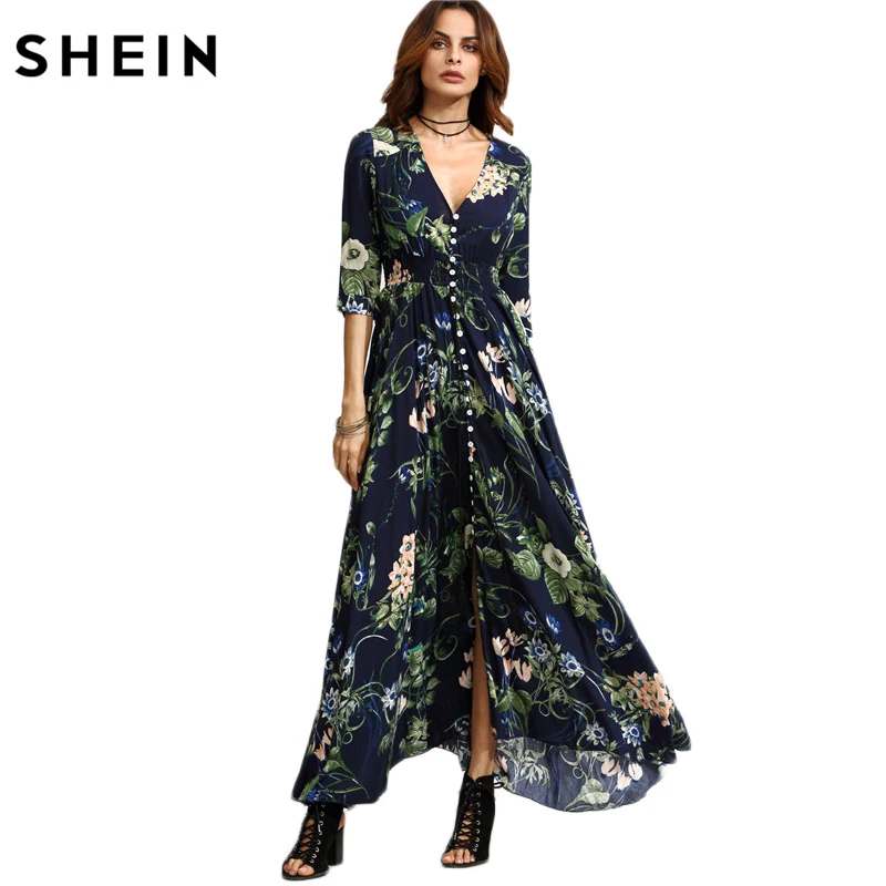 shein long frocks