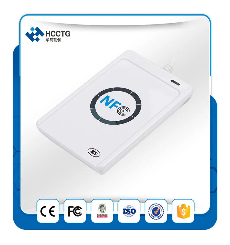 13.56mhz Android USB Contactless External NFC Smart Card Reader Skimmer used Mobile Phones ACR122U nfc contactless readers acr122u usb nfc reader
