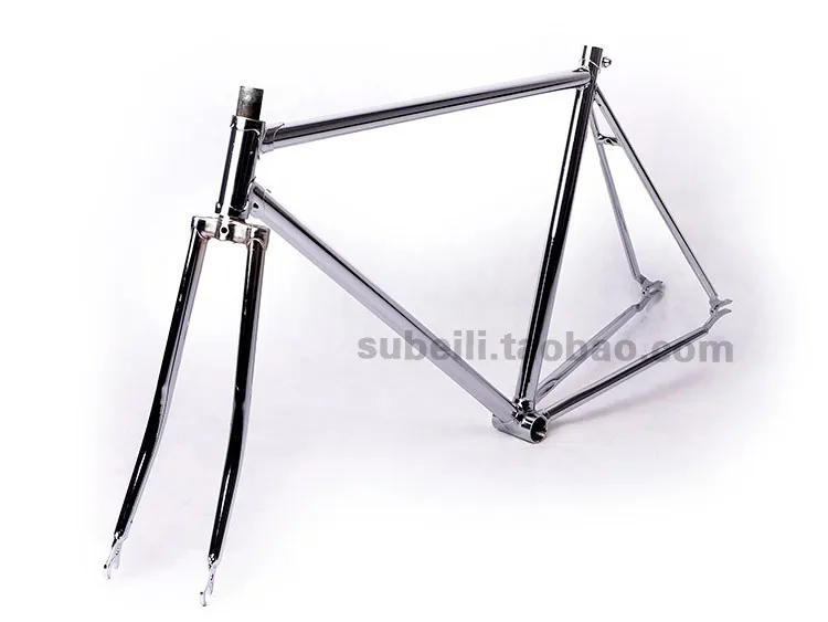 Perfect 52cm fixed gear bike frame   track bike frame road bicycle frame plated steel frame 16 Perfect 52cm fixed gear bike frame   track bike frame road bicycle frame plated steel frame 16