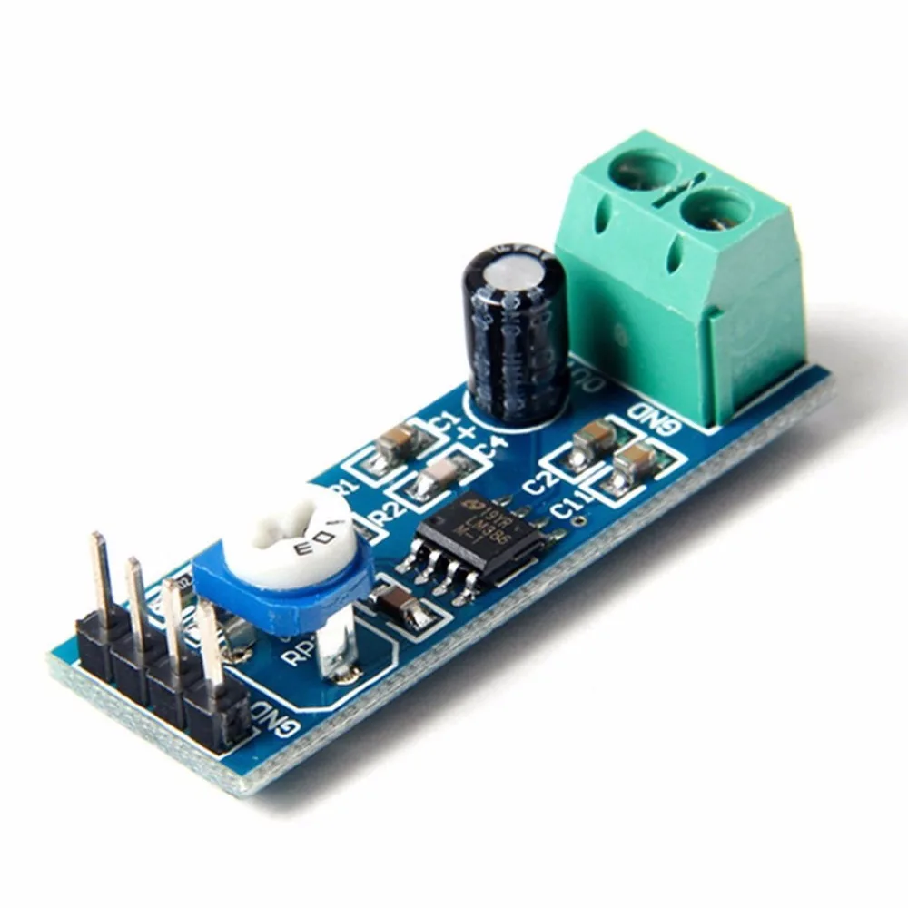 

200 Times gain 5V-12V LM386 Audio Amplifier Module 10K Adjustable Resistance