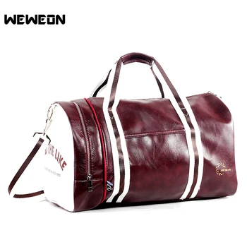 Cheap Quality Sports Bag for Men and Woman Gym Fitness Bag Soft PU Leather Travel Luggage Handbag Stylish Lady Yoga Shoulder Bags Cheap Quality Sports Bag for Men and Woman Gym Fitness Bag Soft PU Leather Travel Luggage Handbag Stylish Lady Yoga Shoulder Bags