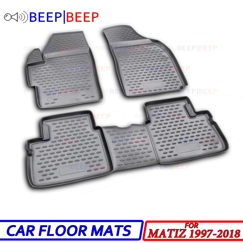 Автомобильные коврики для Daewoo Matiz 1997-2018 водонепроницаемые пылезащитные стильное