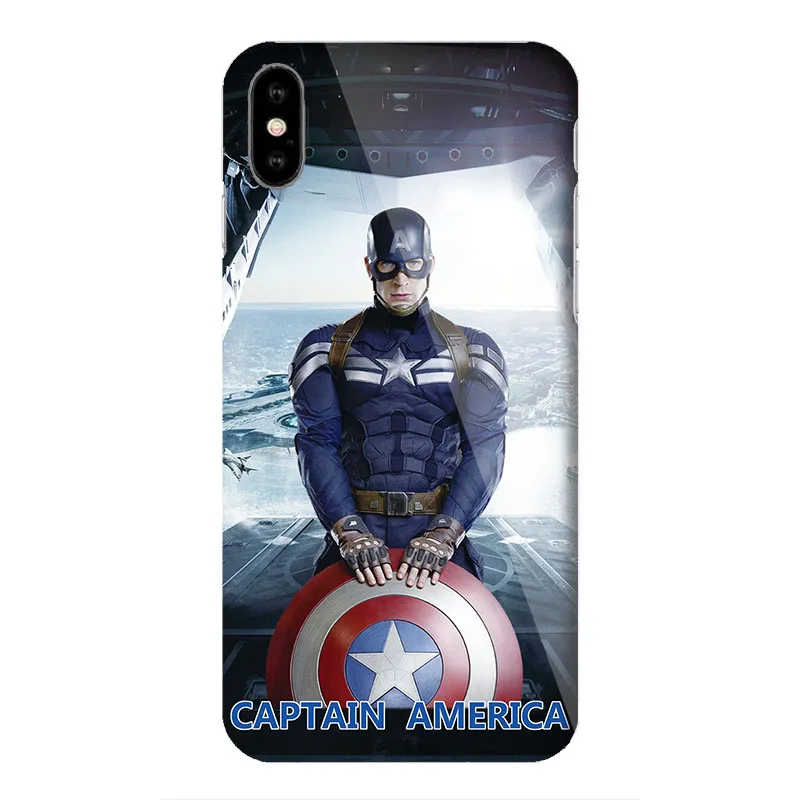 Чехол Marvel с супергероем Суперменом для iPhone X 8 Plus 7 6 6s чехлы дэдпулом Бэтменом