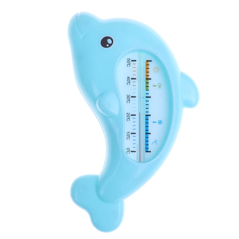 Cartoon Baby Bathing Dolphin Temperature Infant Kid Shower Toy Floating Water Thermometers Float Tub Watering Sensor Thermometer - Цвет: 1