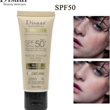 Солнцезащитный крем для тела Disaar, отбеливающий крем, солнцезащитный крем для кожи, антивозрастной увлажняющий крем с контролем масла SPF 50 для кожи лица