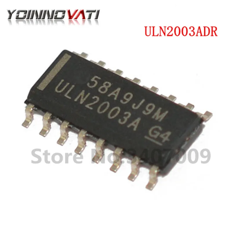 10 шт./лот ULN2003 2003 ULN2003A ULN2003ADR SMD IC лапками углублением SOP-16 Новый | Обустройство дома
