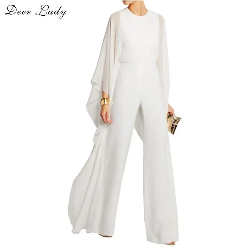 long cape jumpsuit