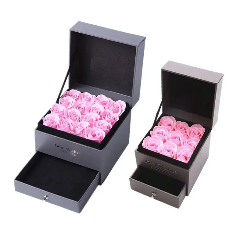 rose gift box artificial flowers  (22)