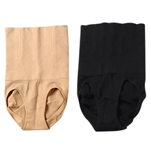 Для женщин высокое пояс для талии бесшовный корсет Корректирующие трусы животик трусы