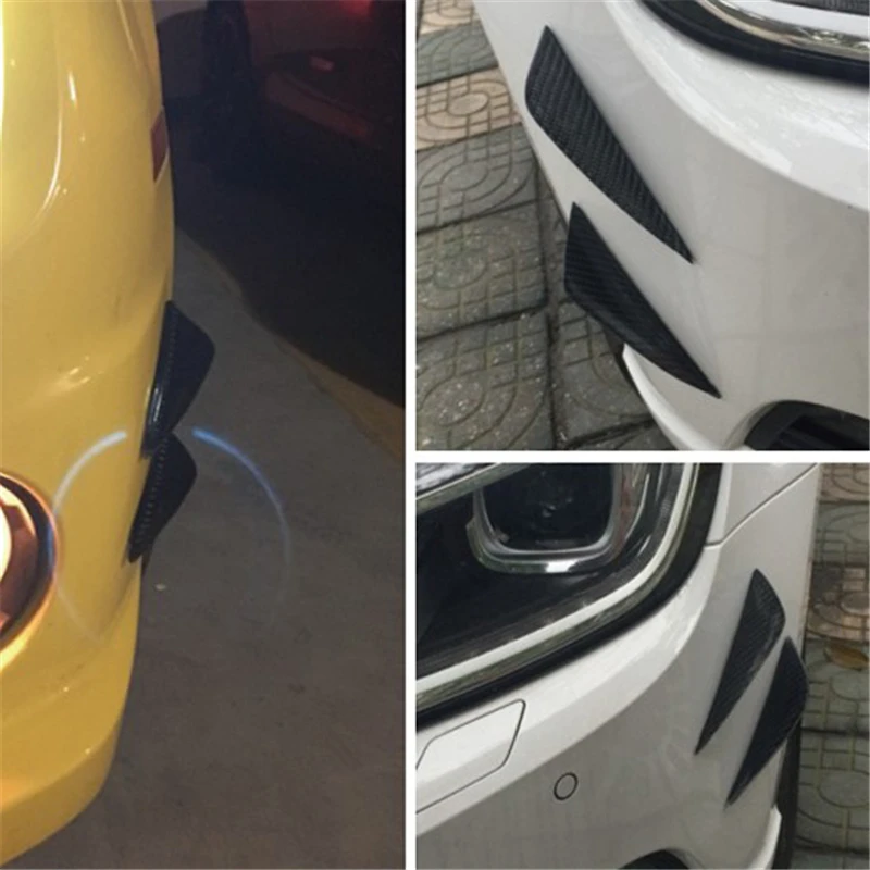 4 шт./компл. углеродное волокно для внедорожника переднего бампера|bumper fins|front bumper