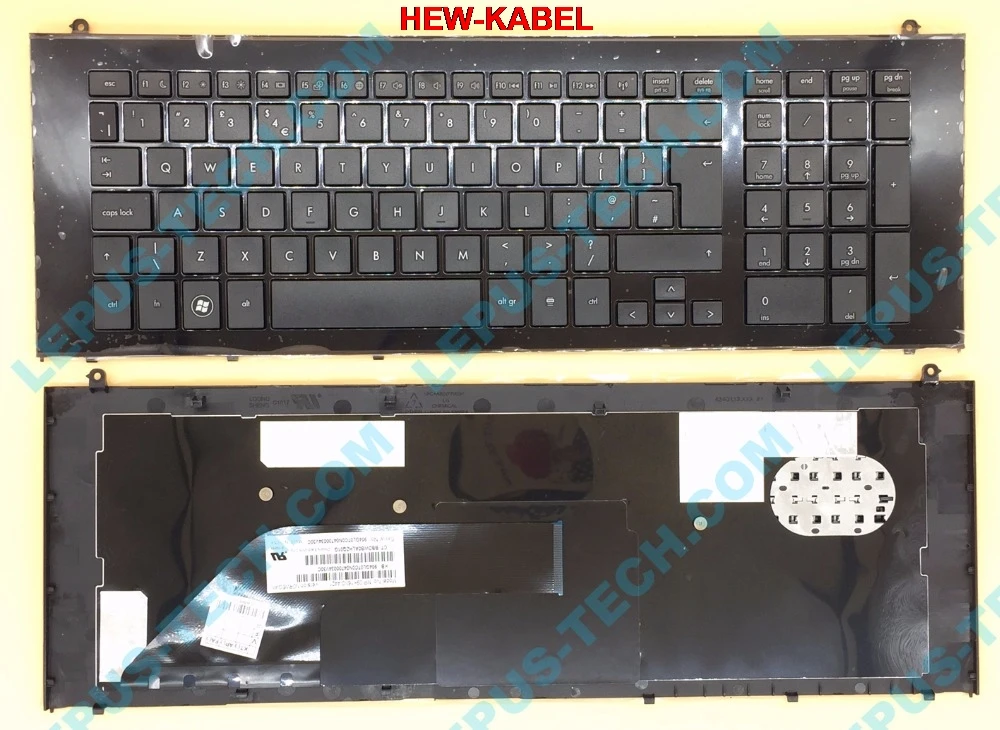 Оригинальная английская и американская клавиатура для HP 4720S 4720 с рамкой |