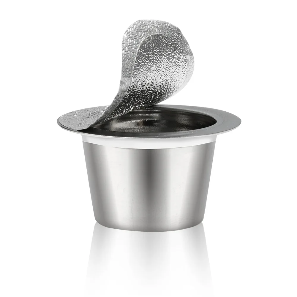 

Stainless steel reusable capsule coffee compatible for nespresso coffee infuser