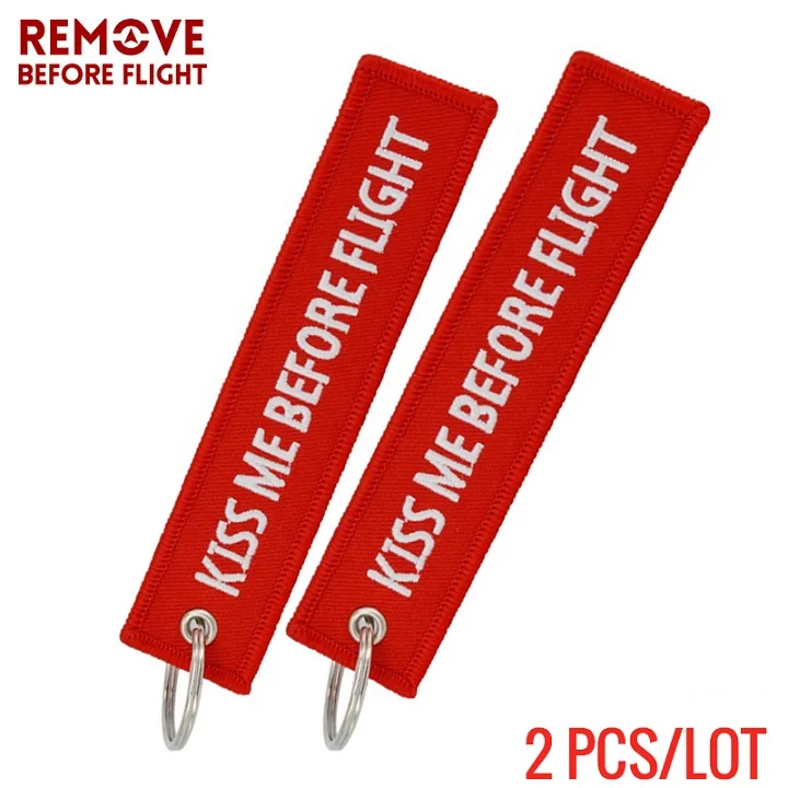 Kiss Me Before Flight Key Chain02