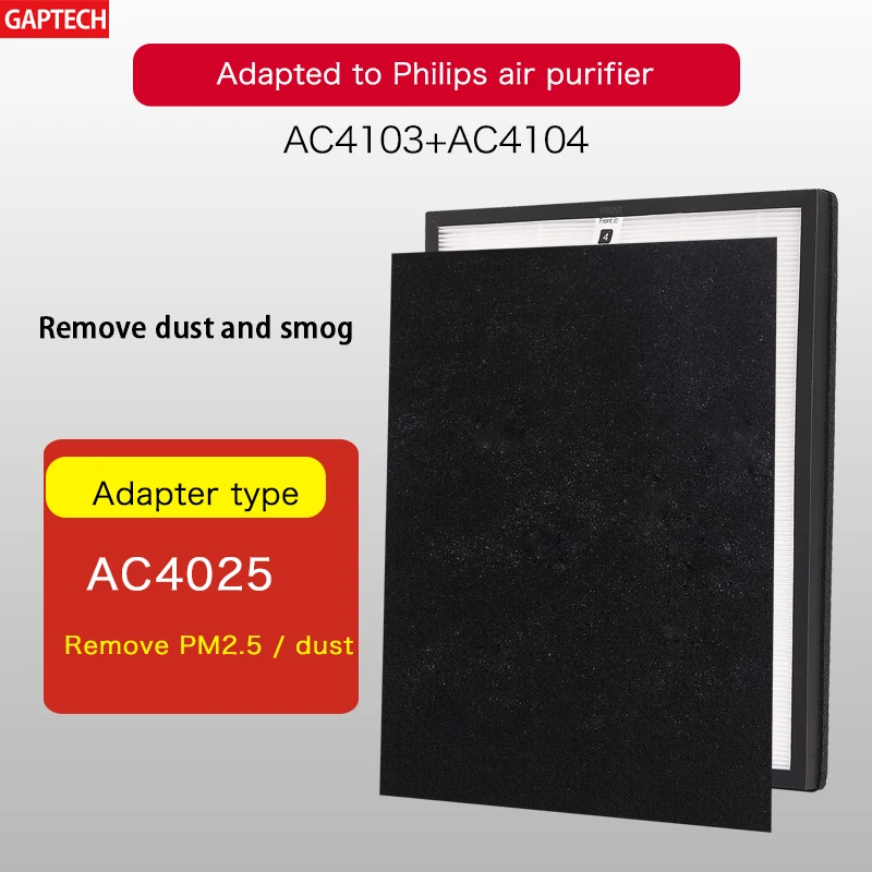 

Air Purifier Filter Wick Replacement Parts for Philips AC4025 Hepa Filter Efficient Removal of Smog and Formaldehyde