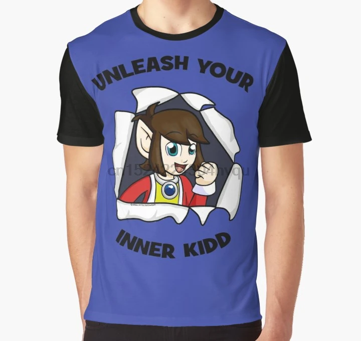 All Over Print 3D Tshirt Men Funny T Shirt Unleash Your Inner Kidd - Alex Full Big print Graphic T-Shirt | Мужская одежда