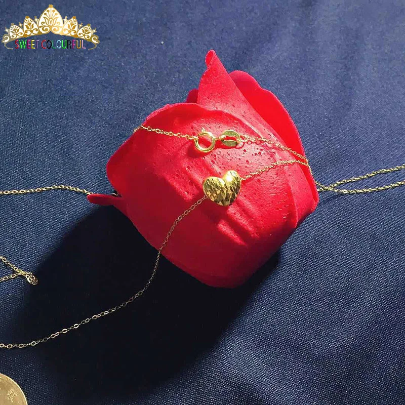 

Jewelry 24K gold 3D/999% gold Necklac Wedding gifts HI007