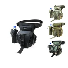 29*22*12CM iLure Fishing Bag Multi-Functions Waterproof Canvas Fishing Reel Lure Tackle Bag 4 Colors