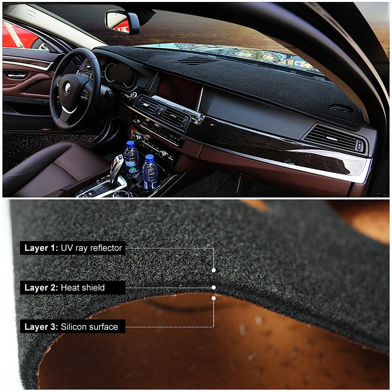 Подходит Honda Accord 08 13 приборной панели крышки dashmat Даш Мат Pad приборная панель