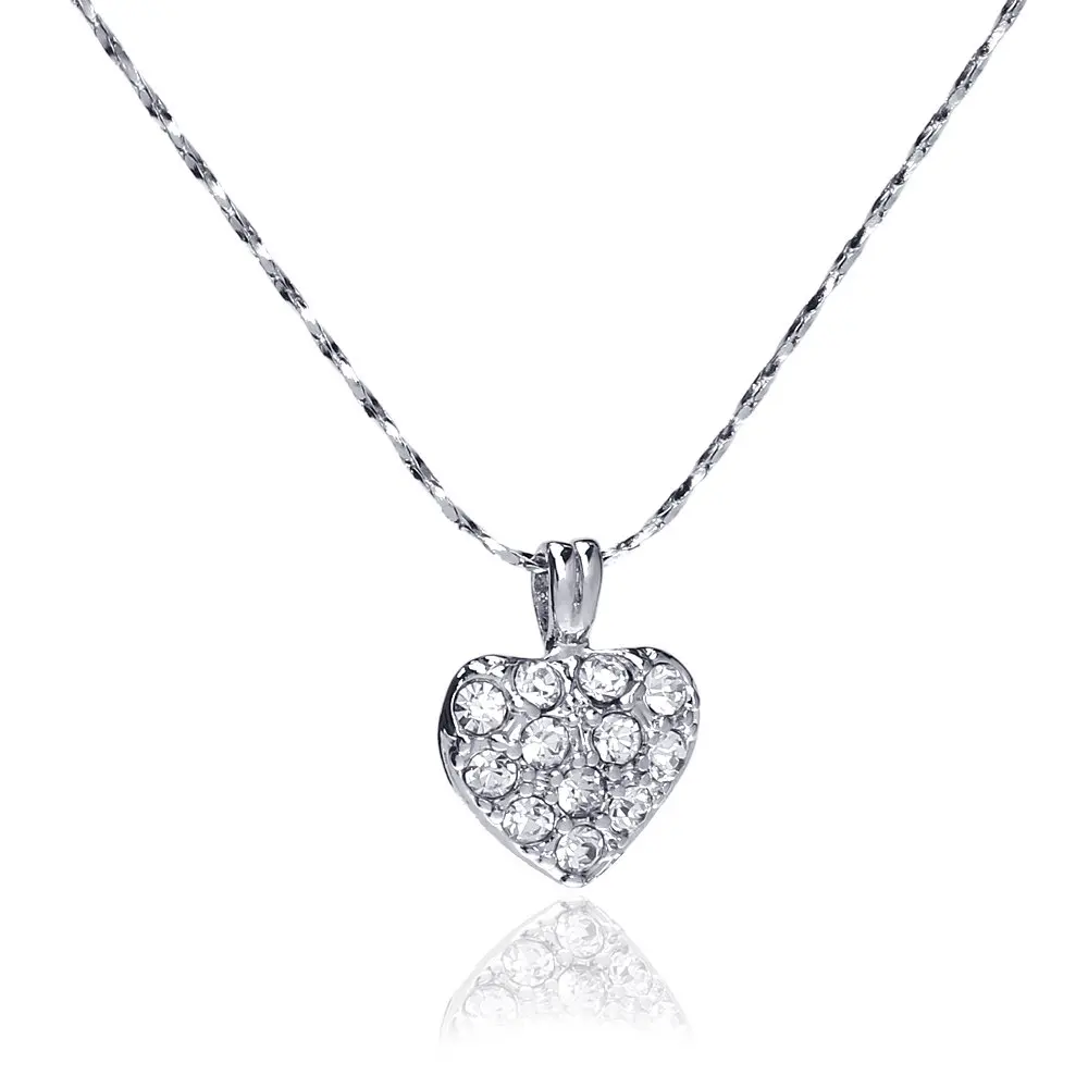 Jewelry 18kgp silver color made with 