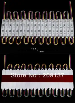 

200pcs/lot,white/warm white/red/green/blue DC 12V IP66 waterproof SMD 5050 LED Module - free shipping