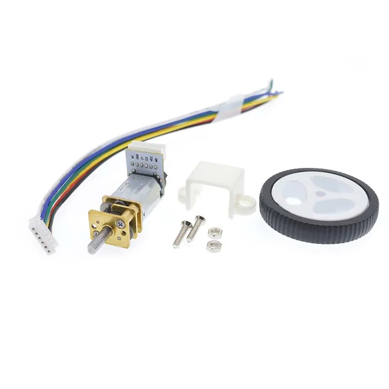 Codificador N20 para Motor de 6v Micro Motor Elétrico com Parafusos de Roda Kit de Suporte de Montagem Junção de Motor
