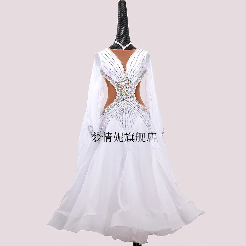 

Customize New ballroom dance dress standard ballroom waltz dresses ballroom dance competition dresses custom made MD1108