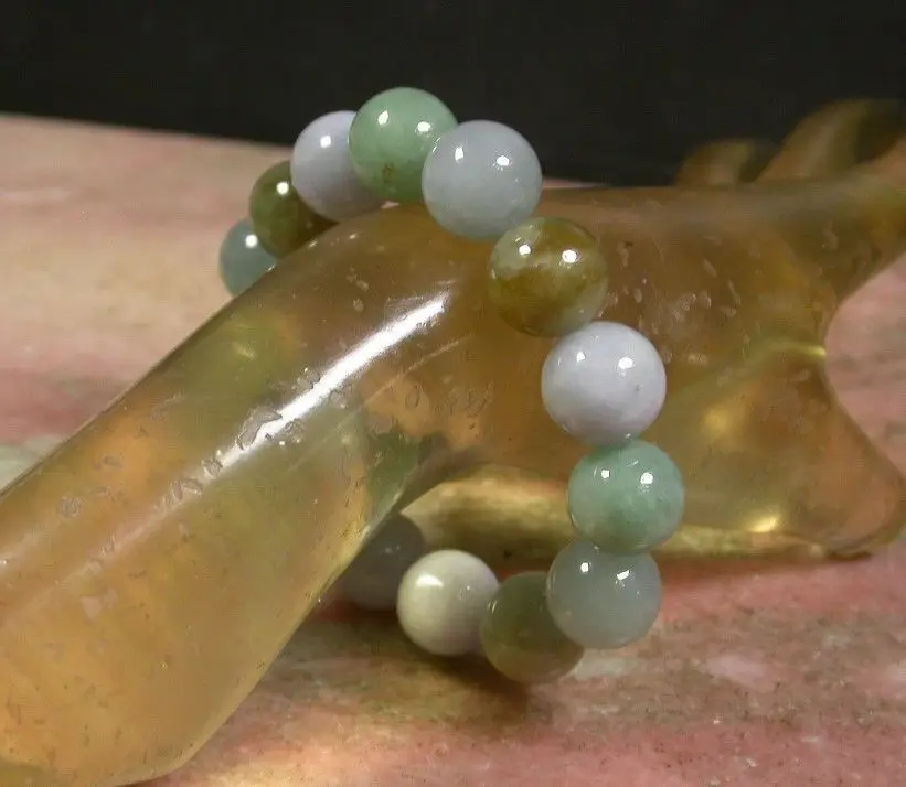 

3062 Natural A JADE Jadeite Bead Beads Bangle Bracelet
