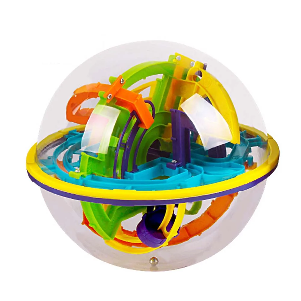 3D лабиринт шар 138 шагов 925A образовательный волшебный интеллект шар мраморная головоломка игра баланс лабиринт игра-головоломка игрушка для детей