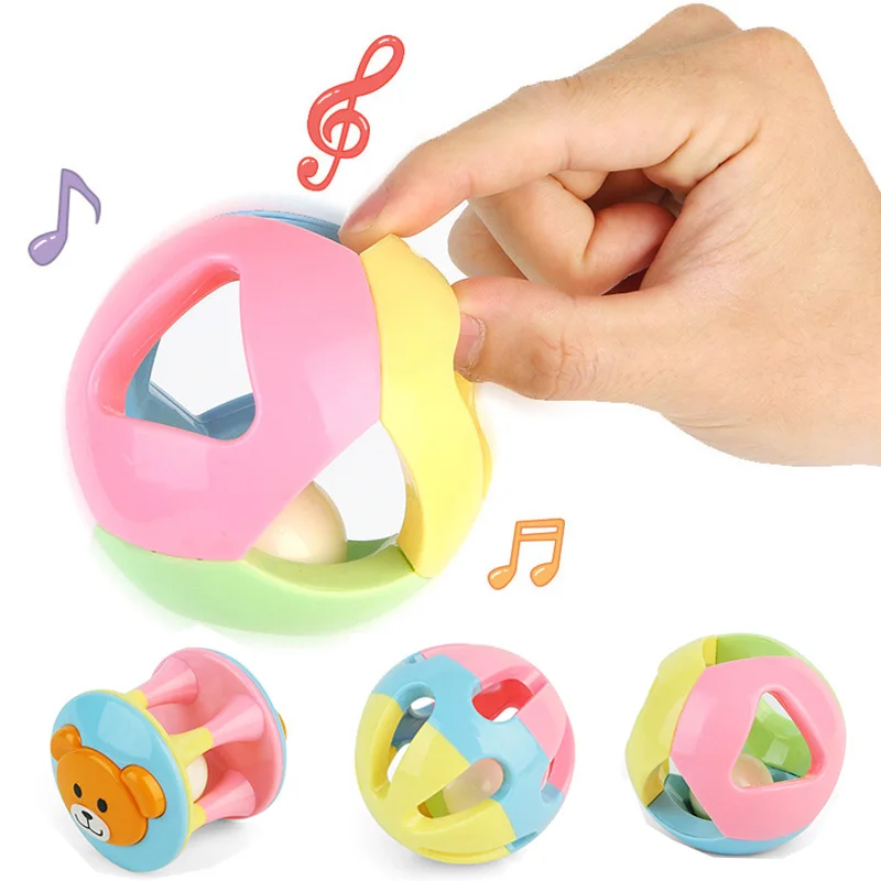 New arrival 3pcs/Set Baby Rattles Toddler Toys Teething Rattles