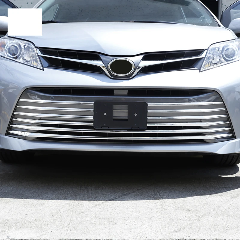 Lsrtw2017 перламутровая хромированная Автомобильная решетка для toyota sienna 2018 2019